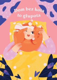 Plakat Dom bez kota to głupota