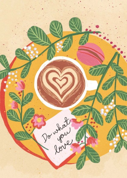Plakat Do what you love Plakat Do what you love