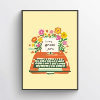Plakat Love grows here 2