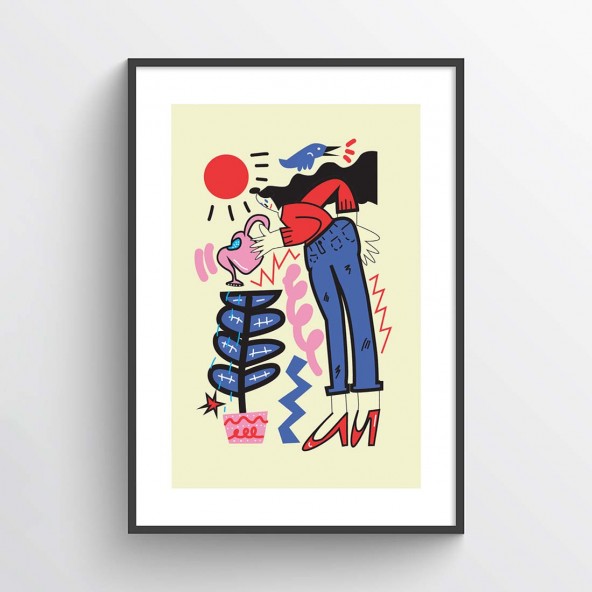 Plakat Podlej kwiatki Plakat Podlej kwiatki