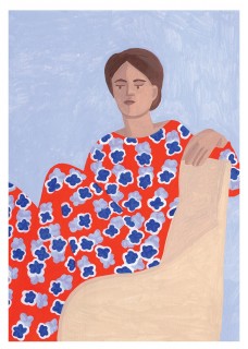 Flower Lady Poster