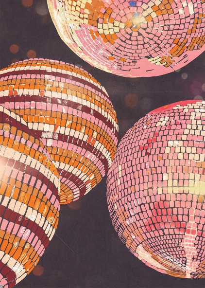 Plakat Disco balls