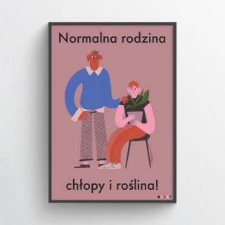 Plakat Normalna rodzina 2