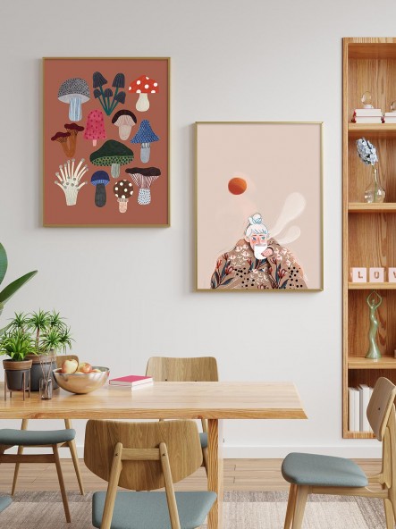 Plakat Mushrooms Plakat Mushrooms