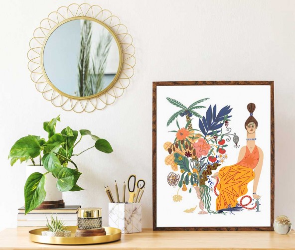 Plakat Chaos kwiatowy Plakat Chaos kwiatowy