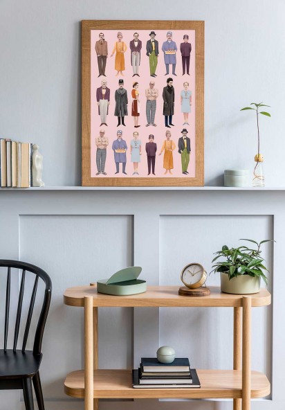 Plakat Grand Budapest Hotel Plakat Grand Budapest Hotel