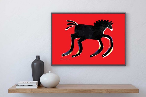 Plakat Szalony koń Plakat Szalony koń