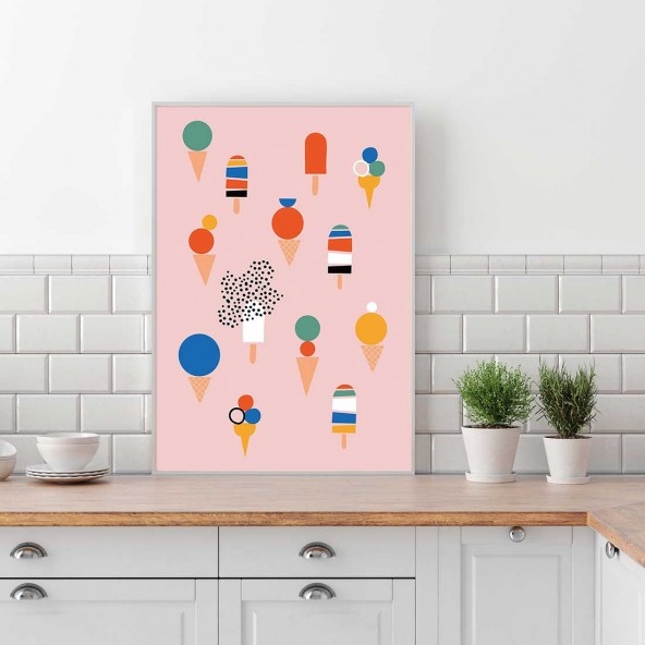 Ice Cream Poster Ice Cream Poster