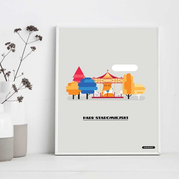 Plakat Park staromiejski Plakat Park staromiejski
