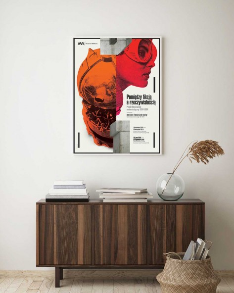 Plakat Pomiędzy fikcją a rzeczywistością