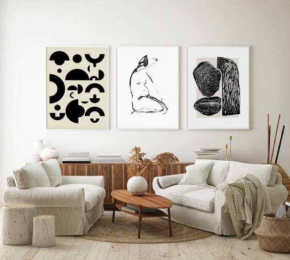 Minimal Gallery Wall Minimal Gallery Wall