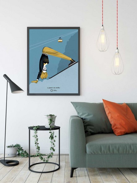 Z Psem Na Stoku Poster Z Psem Na Stoku Poster