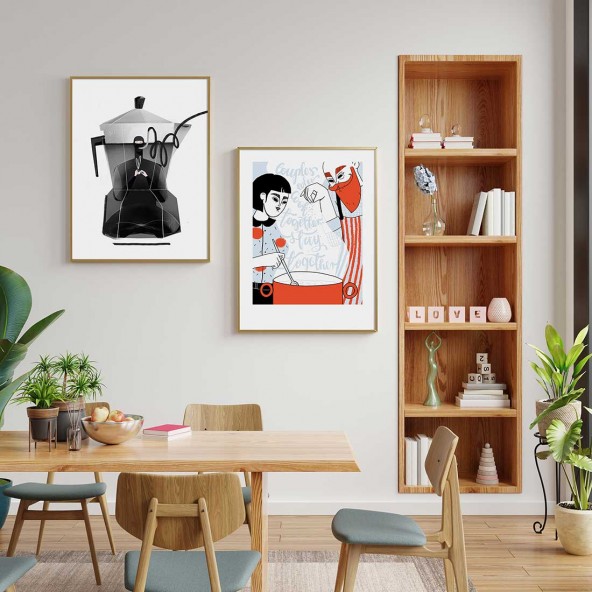 Plakat Czas na kawę Plakat Czas na kawę