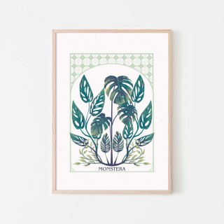 Plakat Monstera 2