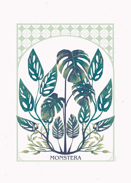 Plakat Monstera Plakat Monstera