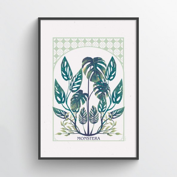 Plakat Monstera Plakat Monstera