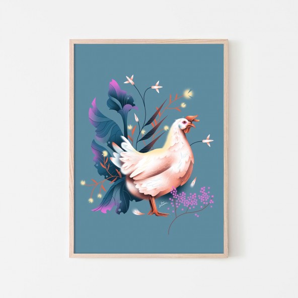 Hen Poster