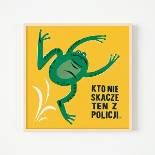Plakat Kto nie skacze 2