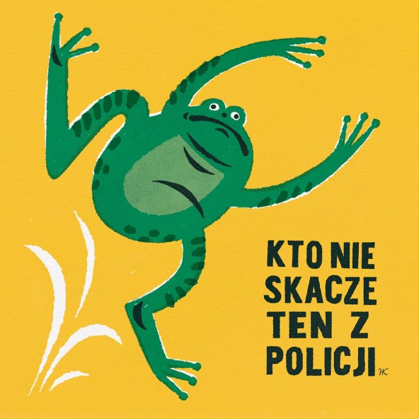 Plakat Kto nie skacze