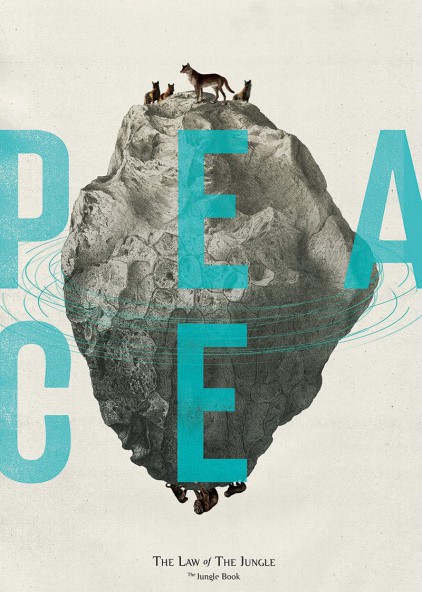 Plakat Jungle Book Peace