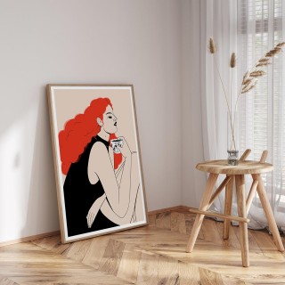 Plakat "W przerwie" 2