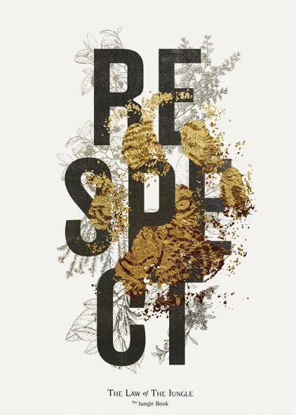 Plakat Jungle Book Respect Plakat Jungle Book Respect