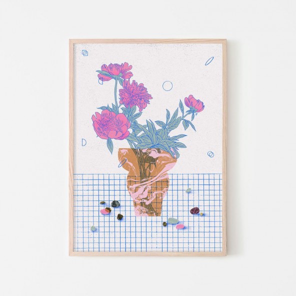 Peonies Poster