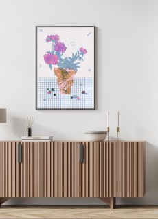Plakat Piwonie 2
