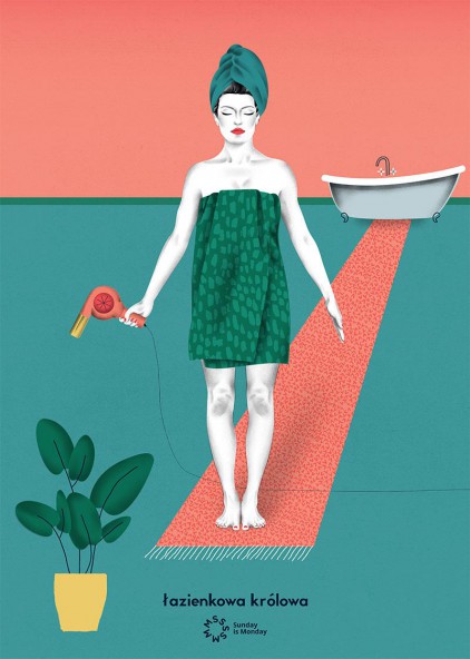 Plakat Łazienkowa królowa