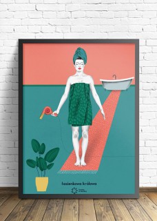 Plakat Łazienkowa królowa 2