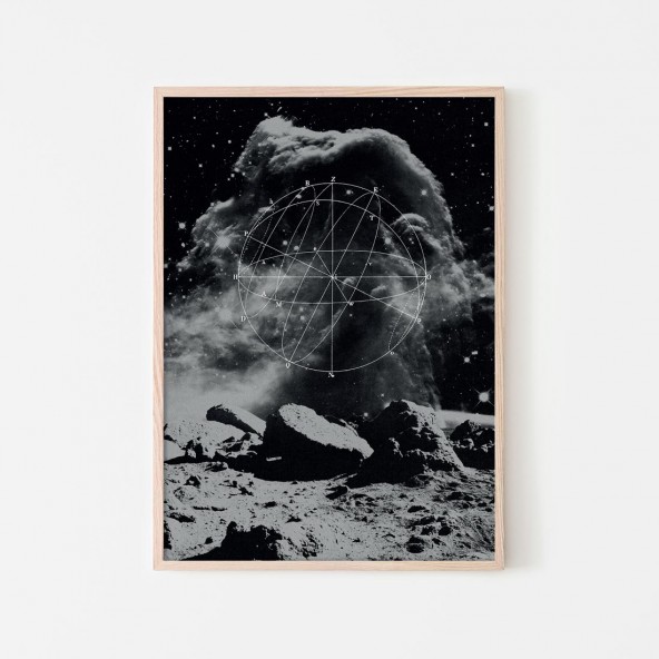 Vintage Space Poster