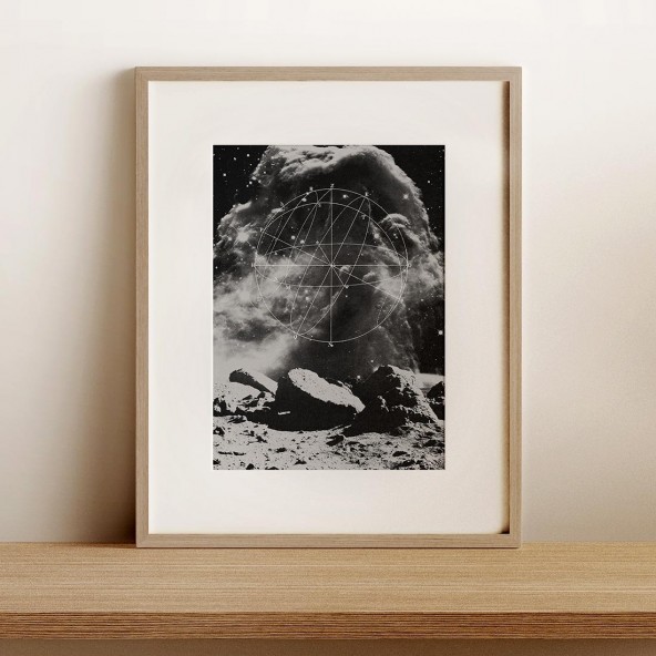 Vintage Space Poster