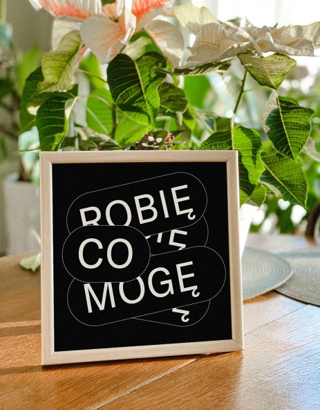 Plakat Robię co mogę II Plakat Robię co mogę II