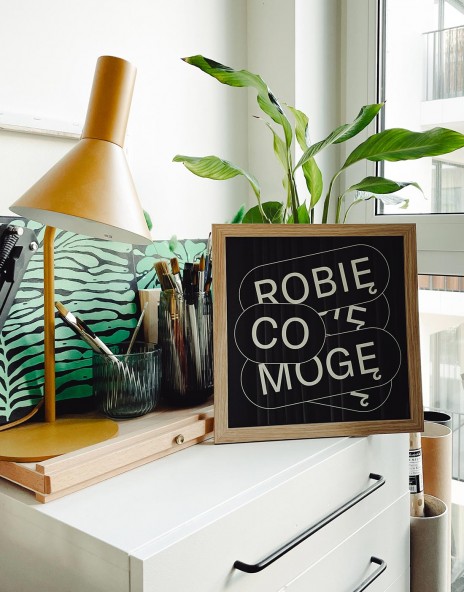 Plakat Robię co mogę II Plakat Robię co mogę II