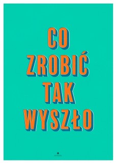 Co zrobić Poster