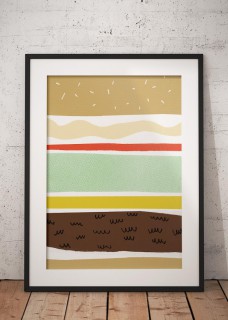 Plakat Hamburger 2