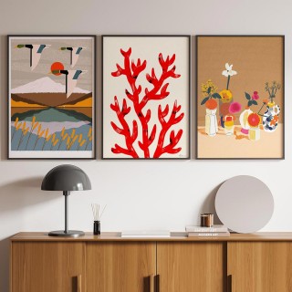 Natural Harmony Gallery Wall