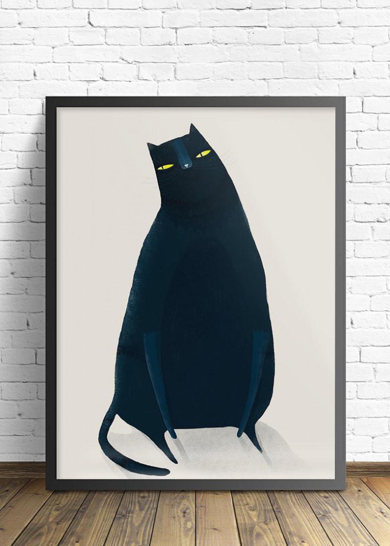 Plakat Fat cat