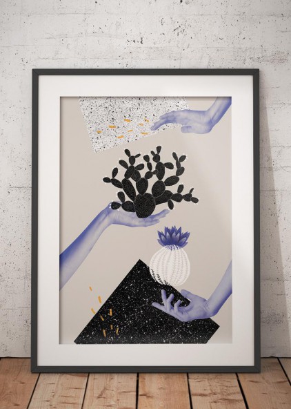 Kaktus na dłoni II Kaktus na dłoni II