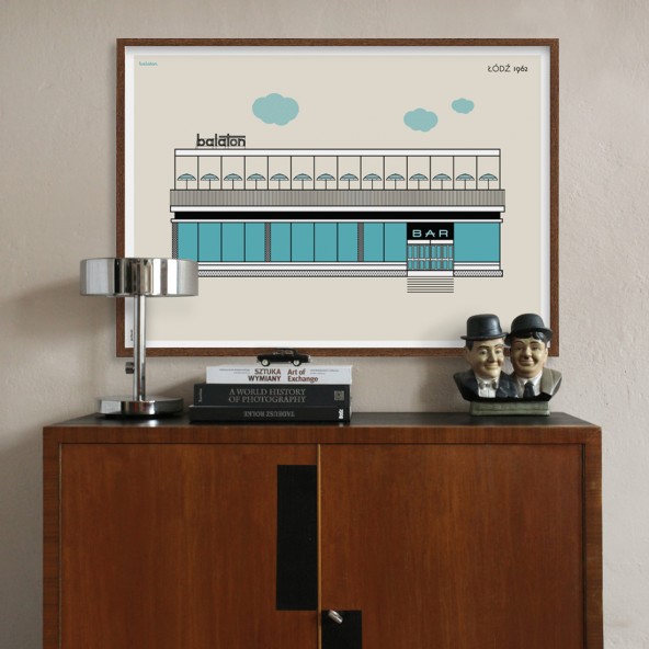 Plakat Balaton / Łódź Plakat Balaton / Łódź