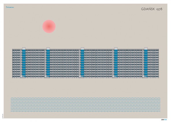 Falowiec / Gdańsk Poster Falowiec / Gdańsk Poster