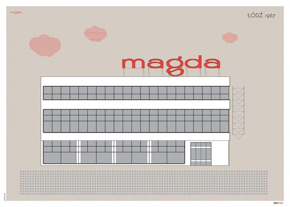Plakat Magda / Łódź