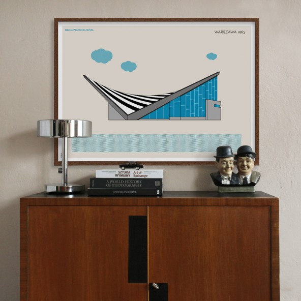 Plakat Dworzec Warszawa Ochota Plakat Dworzec Warszawa Ochota