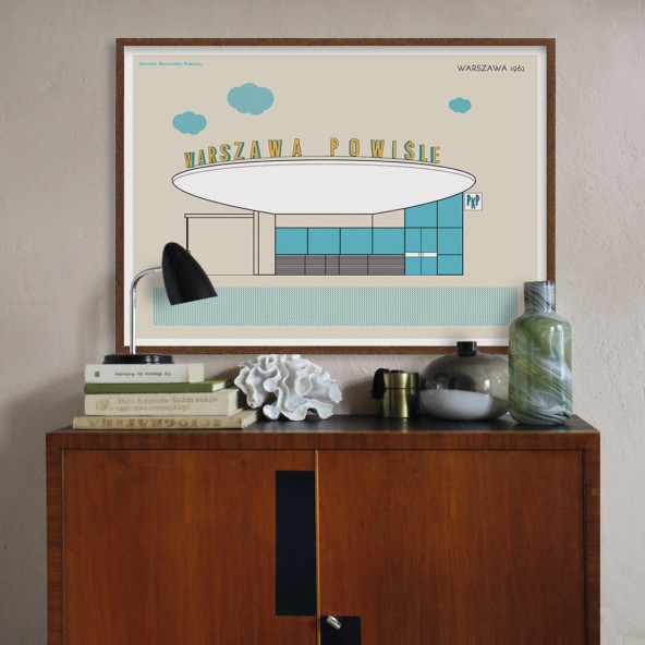 Dworzec Warszawa Powiśle Poster Dworzec Warszawa Powiśle Poster