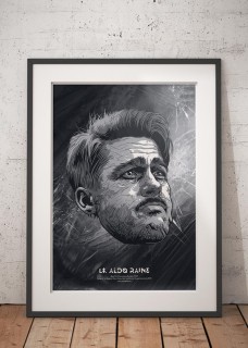 Plakat Bękarty wojny Aldo Raine 2