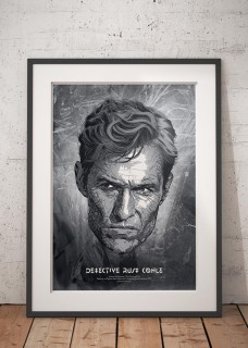 Plakat Detektyw Rust Cohle 2