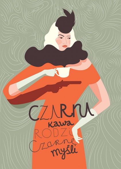 Plakat Czarne myśli Plakat Czarne myśli