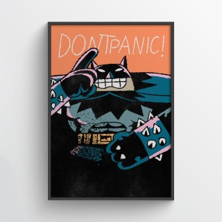 Plakat Don't panic 2