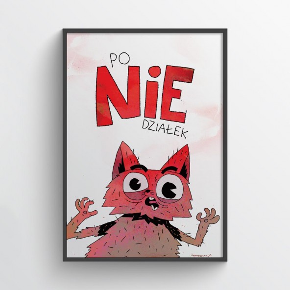 Plakat PoNIEdziałek Plakat PoNIEdziałek