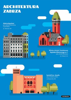 Plakat Architektura Zabrza